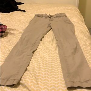 Kaki school pants